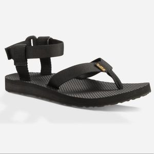 Black Teva Original Sandals